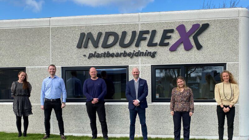 Plastindustriens sekretariat på besøg hos Induflex i Støvring.